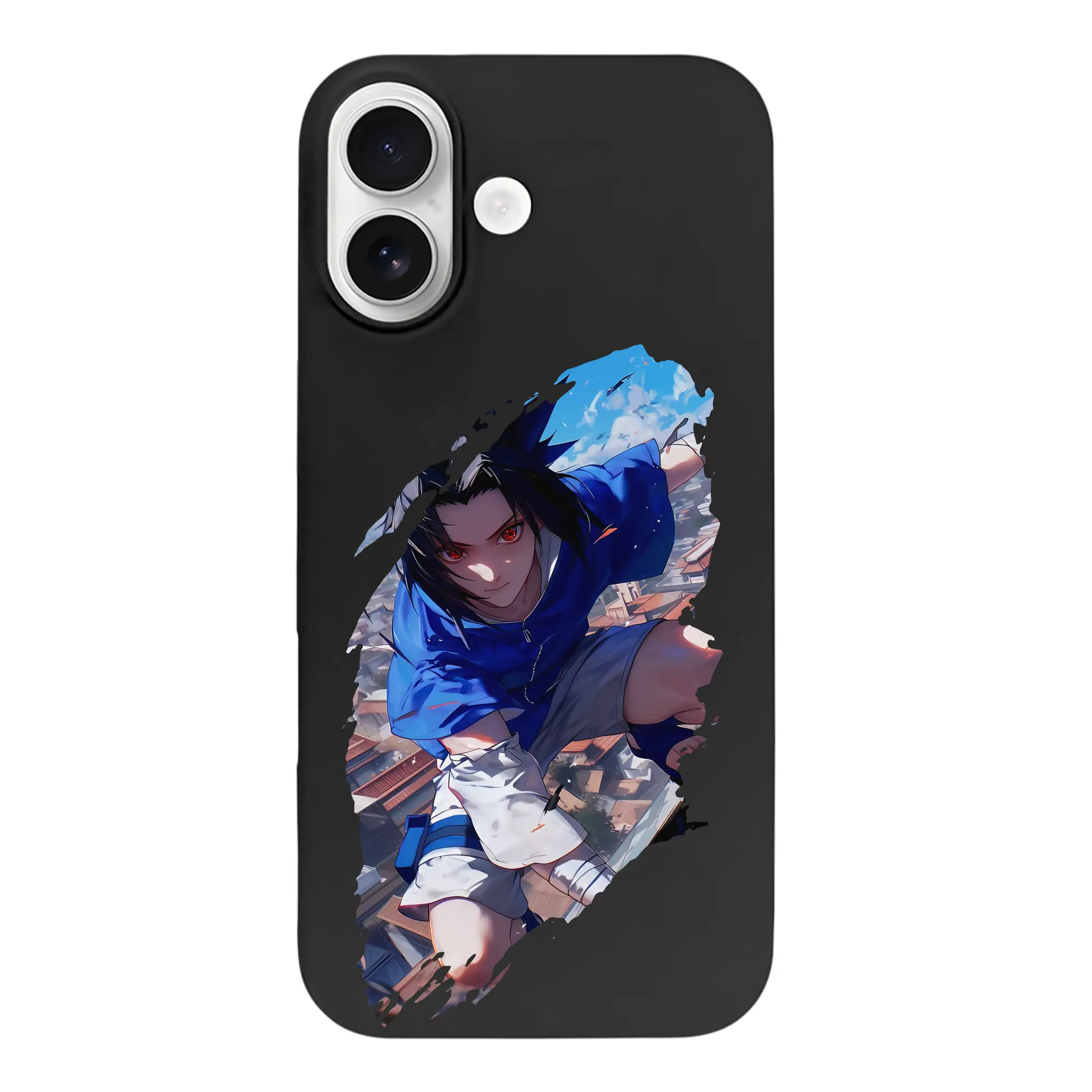 ナルト グッズ うちは サスケ - iPhone 17 シリーズ シリコンケース 薄型 耐衝撃 指紋防止 ソフトタッチカバー 精密フィット 傷防止 保護ケース iPhone 17/17 Air/17 Pro/17 Pro Max 対応